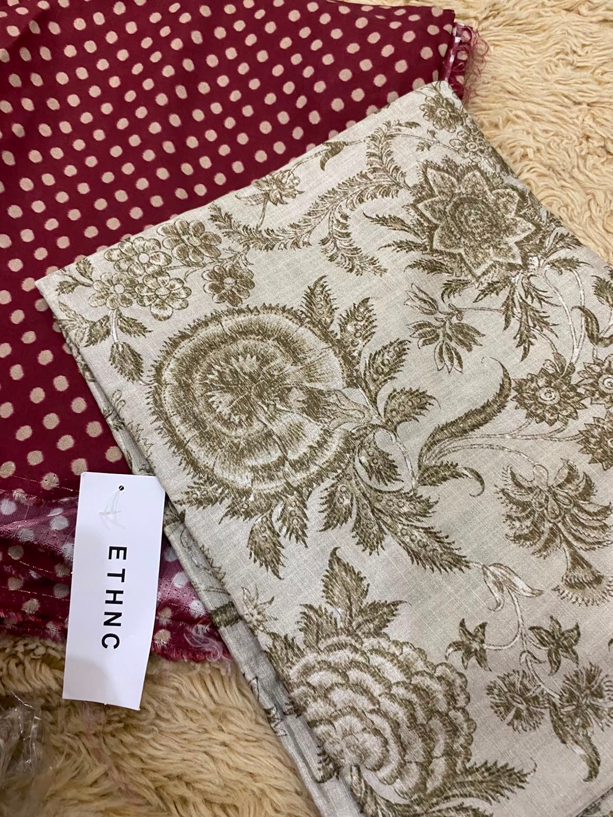 Ethnc Rawsilk 2pc