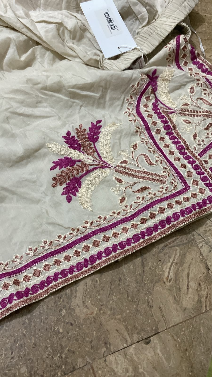 Ethnic lawnsilk trouser