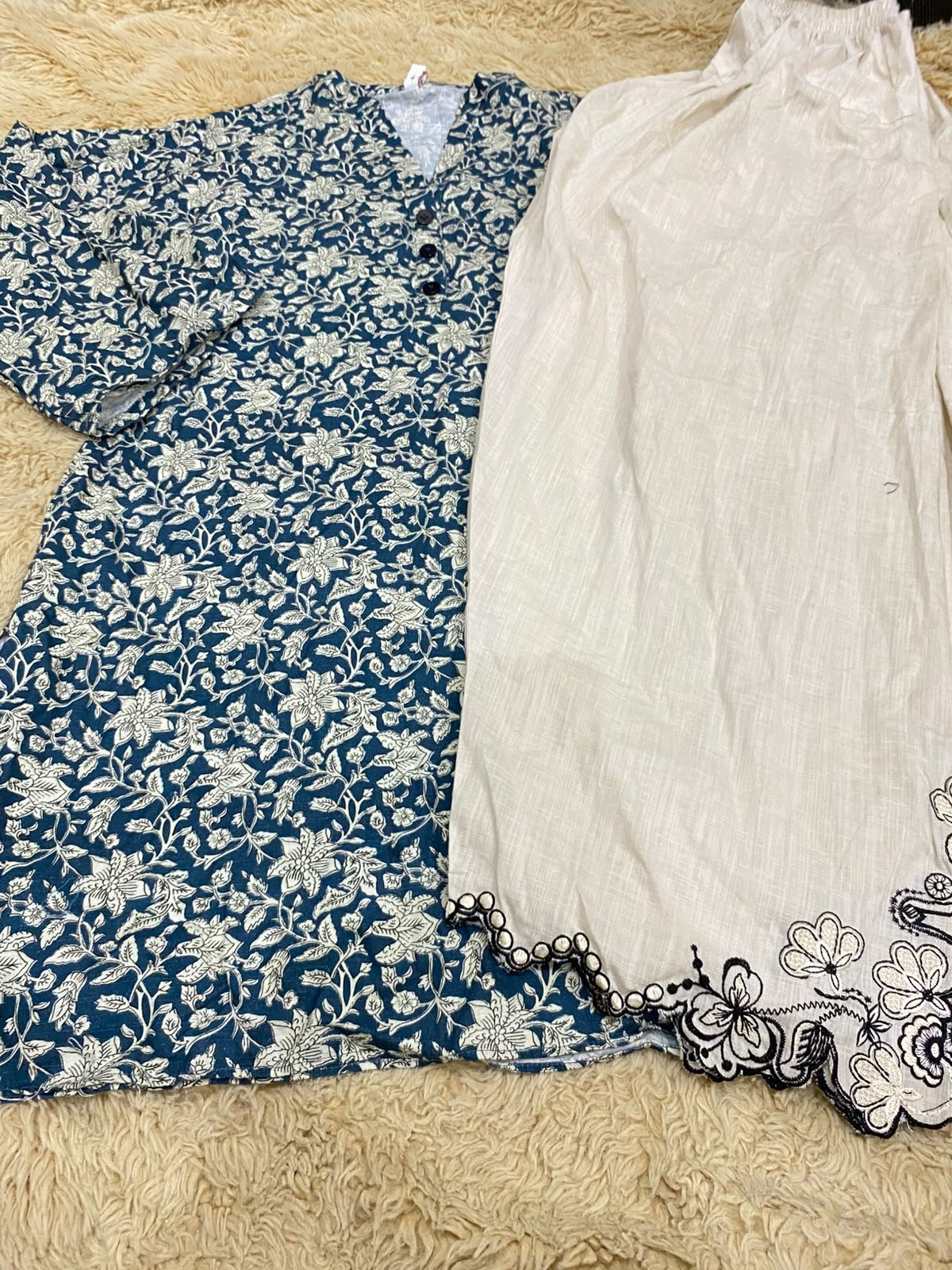 Ethnc 2 pc khaddar